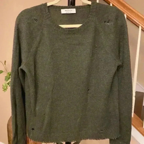 Bailey 44 Cinderella Merino Wool Blend Olive Green Sweater. Size S - Picture 2 of 10